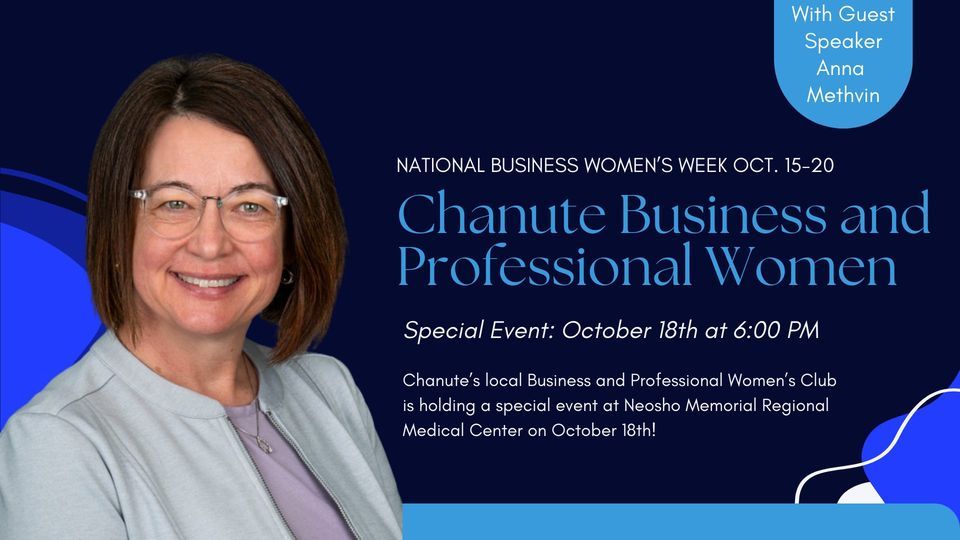 Chanute Business and Professional Women Event, Neosho Memorial Regional