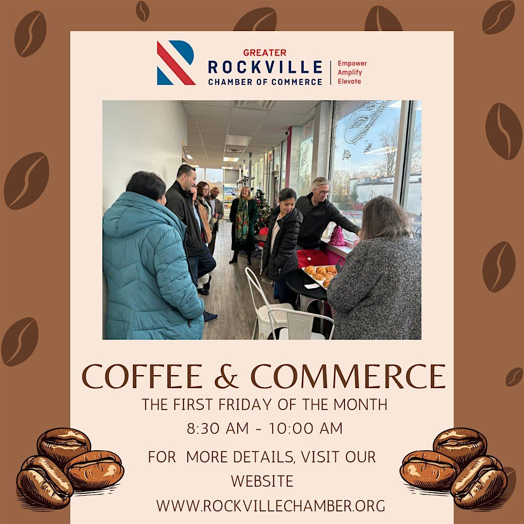 Coffee & Commerce at Re-Bath, 5 December | Event in Rockville | AllEvents