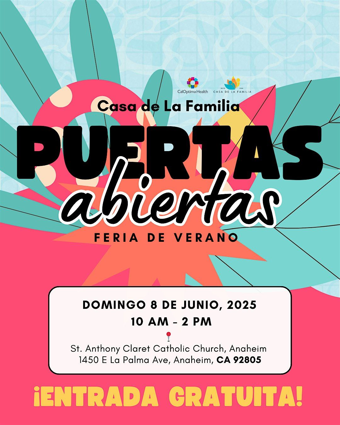 Puertas Abiertas: Casa de la Familia's Summer Resource Fair 2025, 8 June | Event in Anaheim | AllEvents