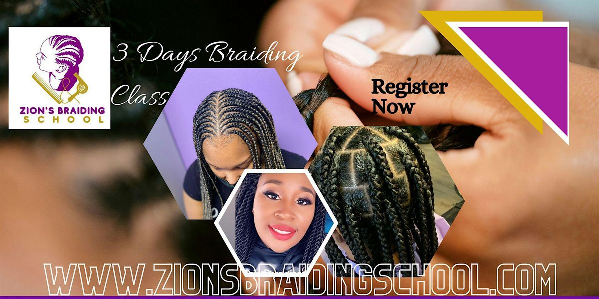 3 Days Braiding Class (DC, Maryland, Virginia ), 27 August | Event in North Bethesda | AllEvents
