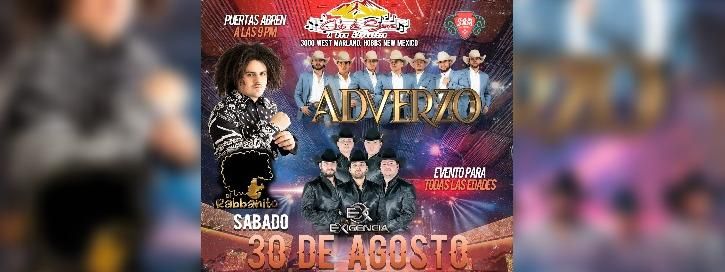 ADVERZO & EXIGENCIA , 30 August | Event in Hobbs | AllEvents