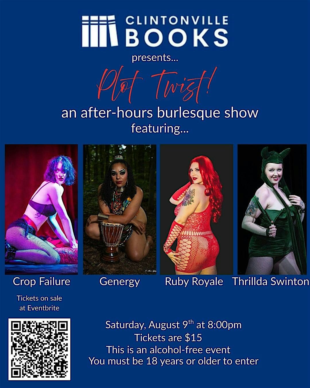 PLOT TWIST! An Afterhours Burlesque Show, 9 August | Event in Columbus | AllEvents