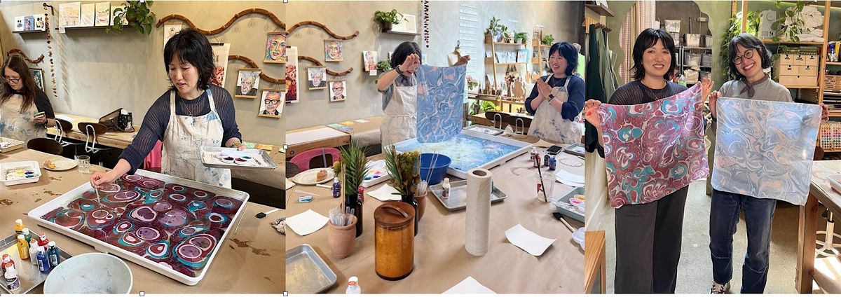 Marbling on Silk: DIY Workshop at WeFF, 8 November | Event in Culver City | AllEvents