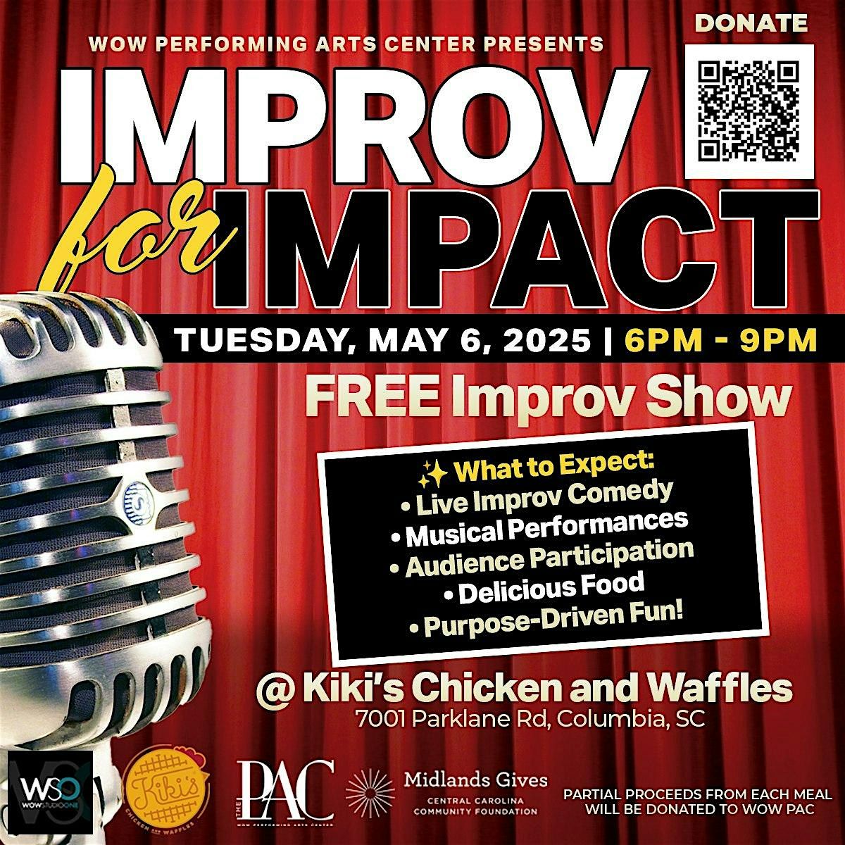 Improv for Impact, 6 May | Event in Columbia | AllEvents