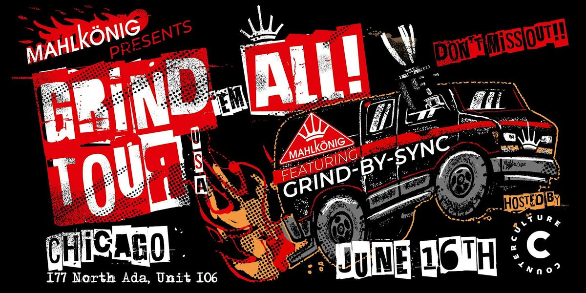 Mahlkönig presents Grind 'em All Tour U.S.A: Chicago, 18 June | Event in Chicago | AllEvents