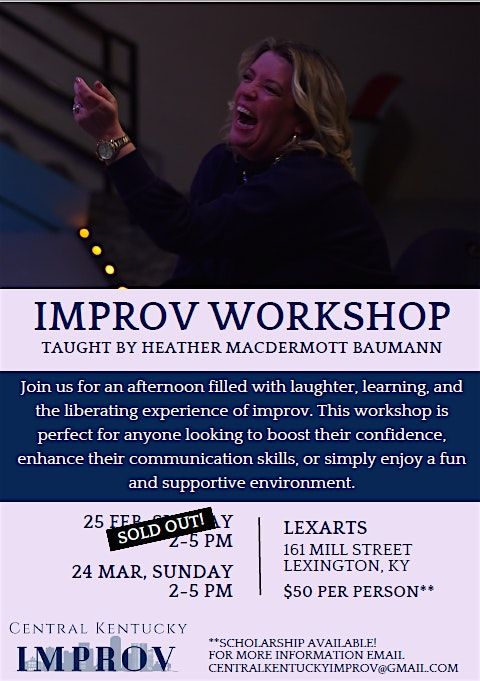 CKI Improv Workshop, 29 June | Event in Lexington | AllEvents