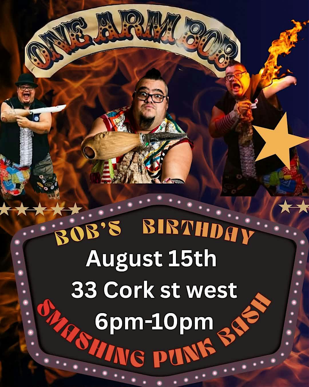 One Arm Bob's birthday bash!