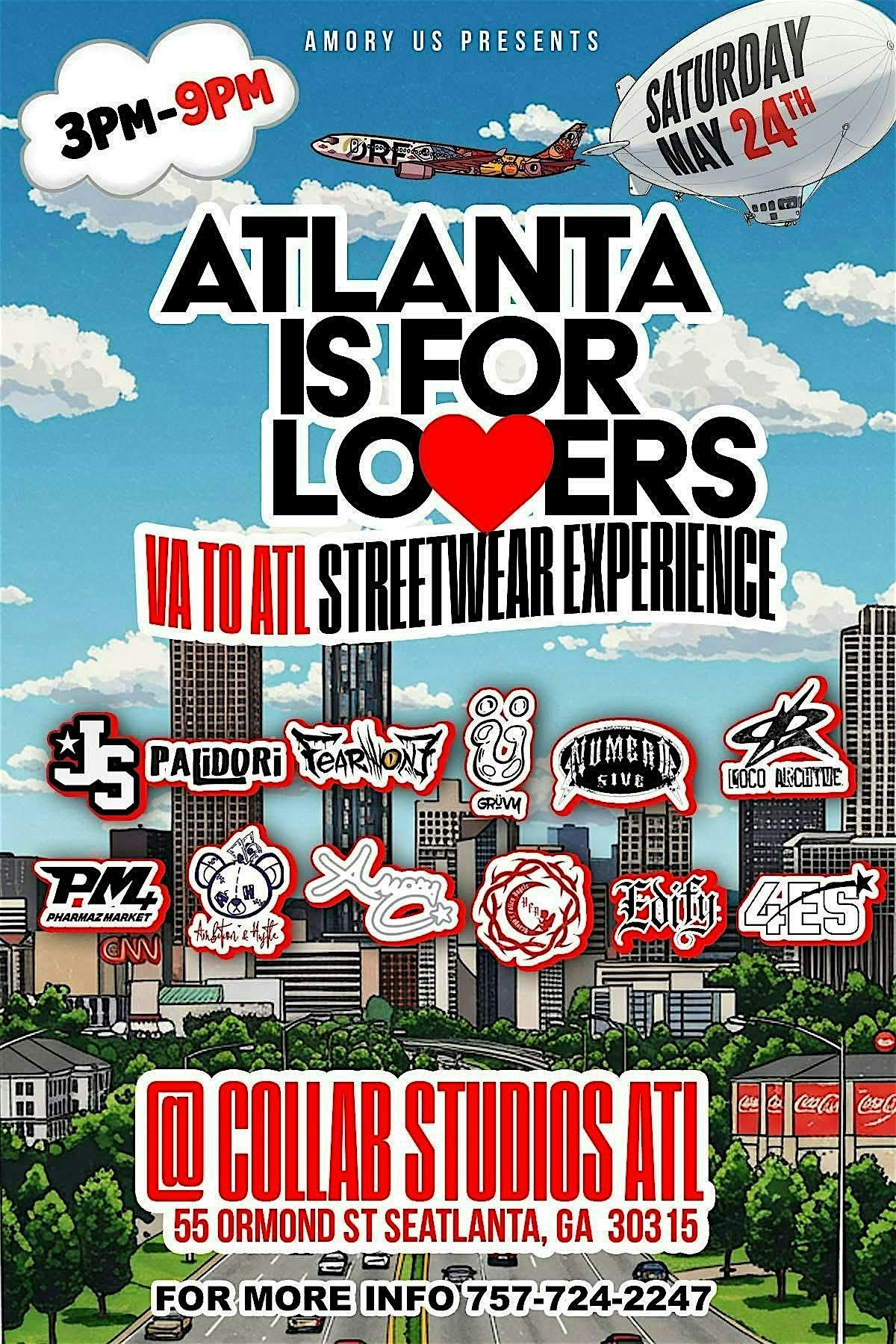 ATLANTA IS FOR LOVERS VA TO ATL Streetwear Experience + Influencer Linkup, 24 May | Event in Atlanta | AllEvents