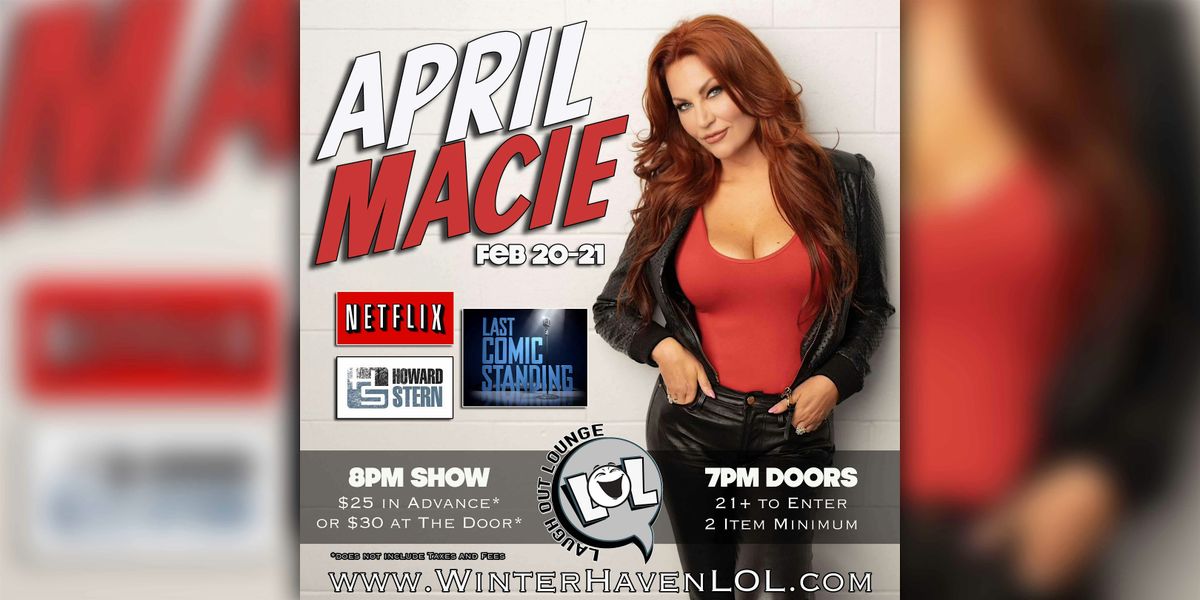 April Macie from Netflix!, 20 February | Event in Winter Haven | AllEvents