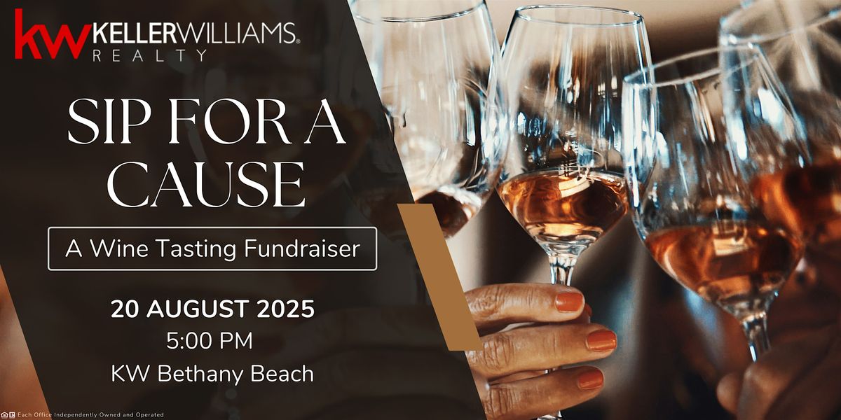 Sip for a Cause: A Wine Tasting Fundraiser, 20 August | Event in Bethany Beach | AllEvents