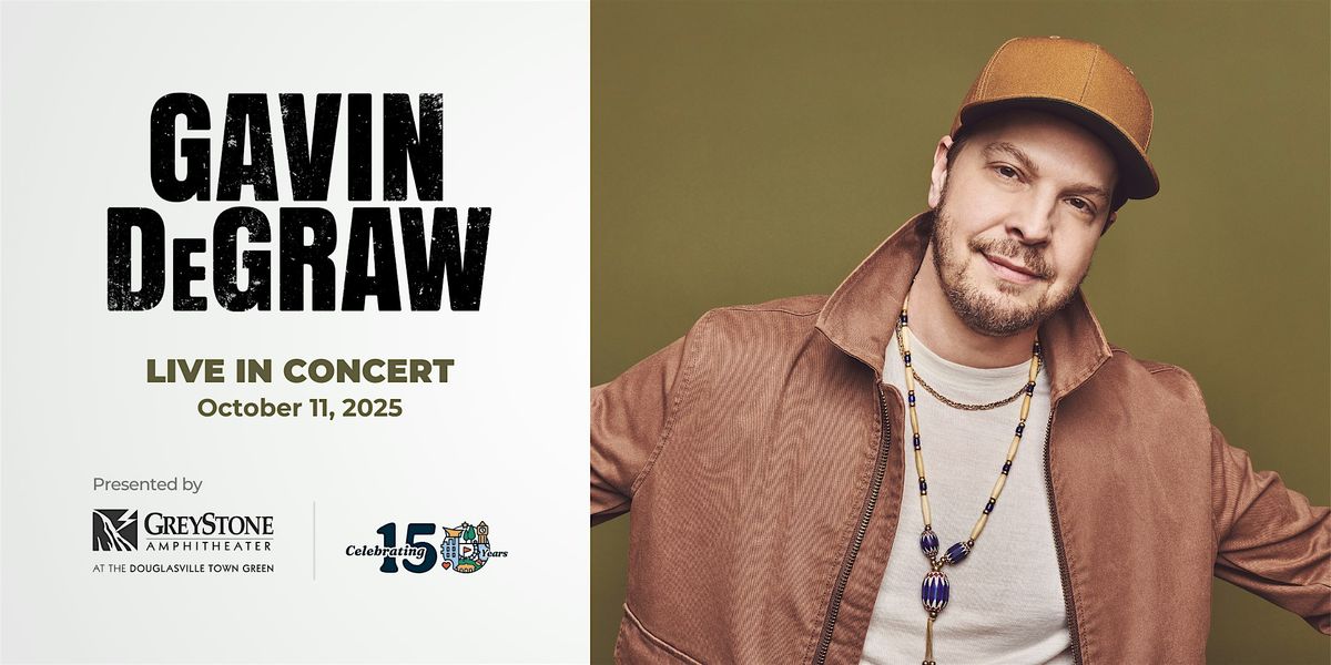 Gavin DeGraw Concert, 11 October | Event in Douglasville | AllEvents