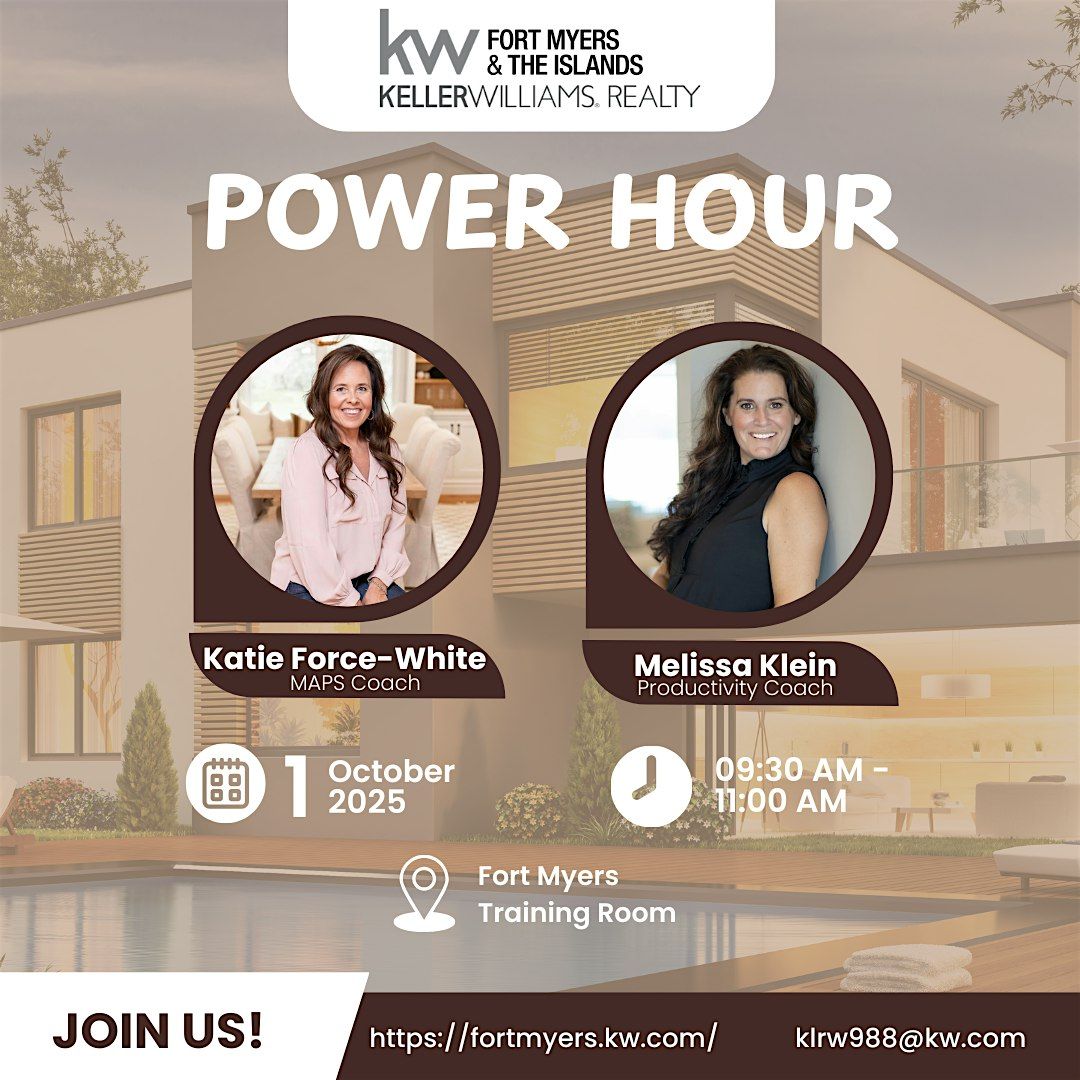 Power Hour with Katie Force-White & Melissa Klein | Event in Fort Myers | AllEvents