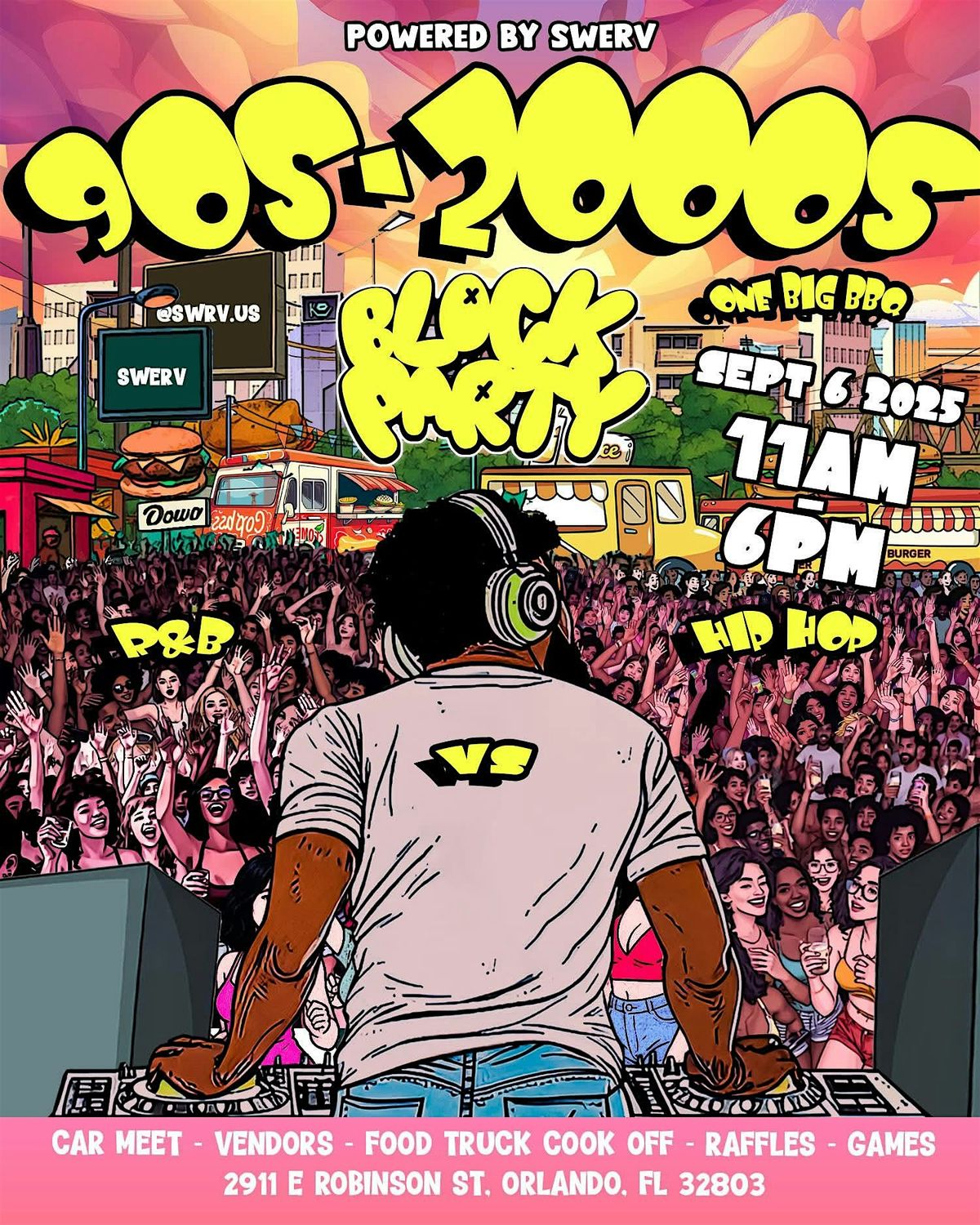 SWERV ORLANDO BLOCK PARTY, 6 September | Event in Orlando | AllEvents