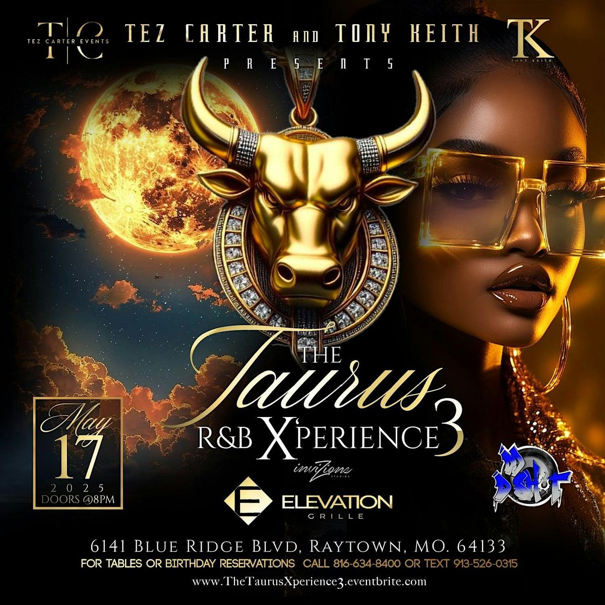 The Taurus R&B X’perience 3, 17 May | Event in Raytown | AllEvents