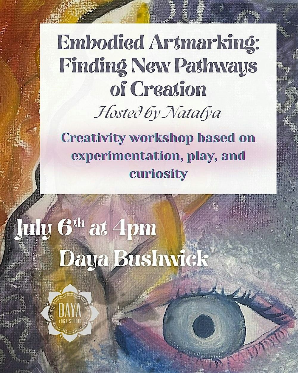 Embodied Artmaking: Finding New Pathways of Creating, 6 July | Event in Brooklyn | AllEvents