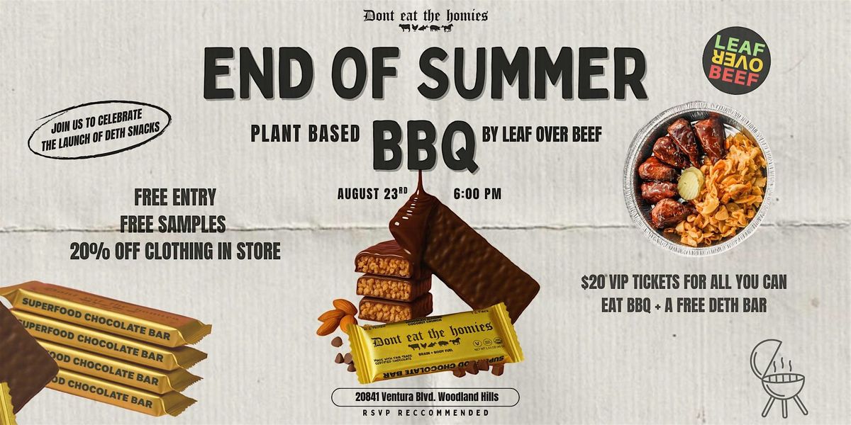 Vegan End of Summer Party, 23 August | Event in Los Angeles | AllEvents