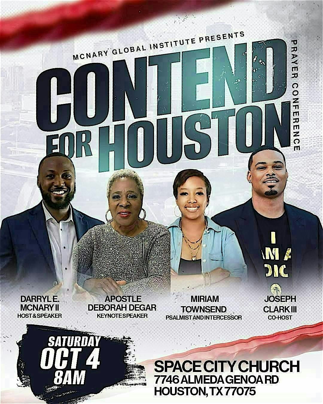 Contend For Houston Prayer Conference, 4 October | Event in Houston | AllEvents