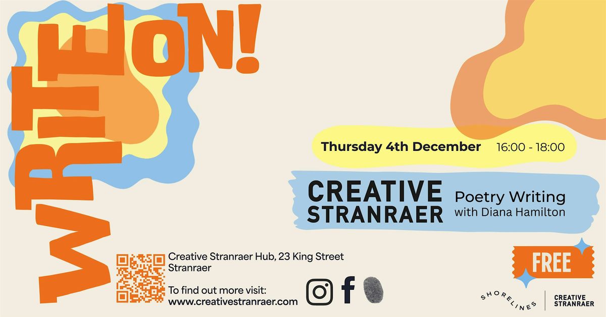 Write On!, 4 December | Event in Stranraer | AllEvents