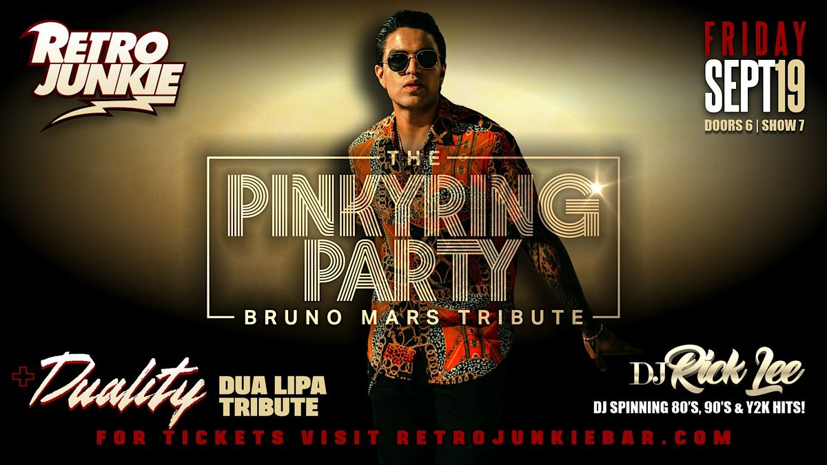 THE PINKY RING PARTY (Bruno Mars Tribute) + DUALITY (Dua Lipa Tribute), 19 September | Event in Walnut Creek