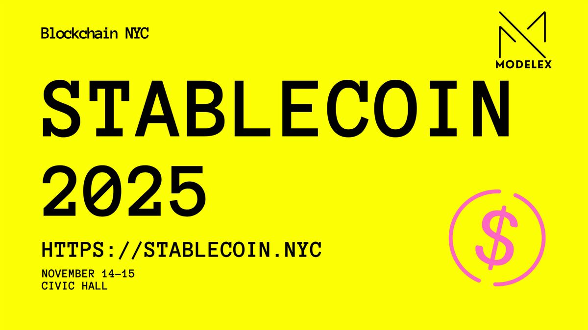 Stablecoin 2025, 14 November | Event in New York | AllEvents