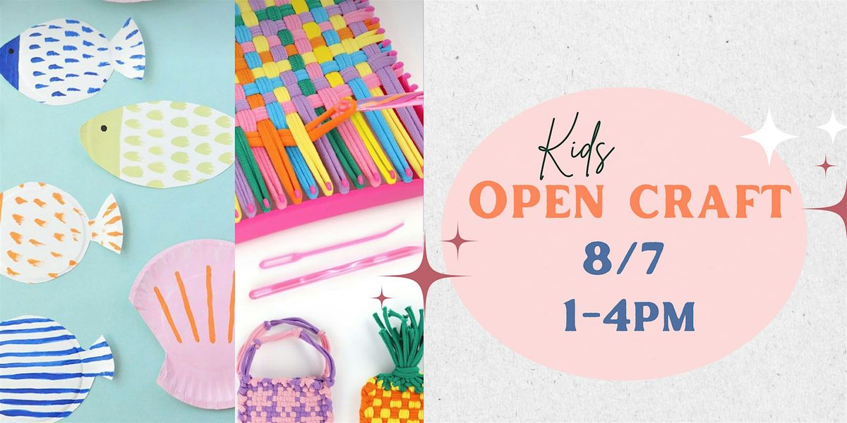 ✨Kids Open Craft✨ - Woven Potholders & Paper Plate Animals, 7 August | Event in Summerville | AllEvents