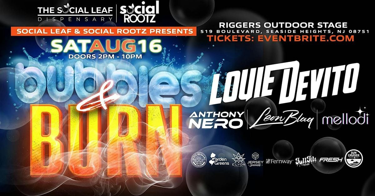 Bubbles & Burn w/ Louie DeVito, 16 August | Event in Seaside Heights | AllEvents