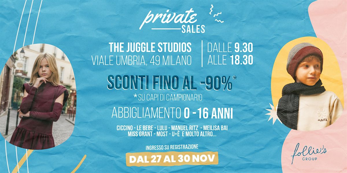 Private Sales - Follie's Group | Event in Milano | AllEvents