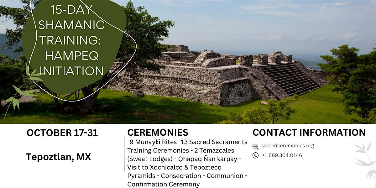 15-DAY SHAMANIC TRAINING:  HAMPEQ INITIATION, 17 October | Event in Austin | AllEvents