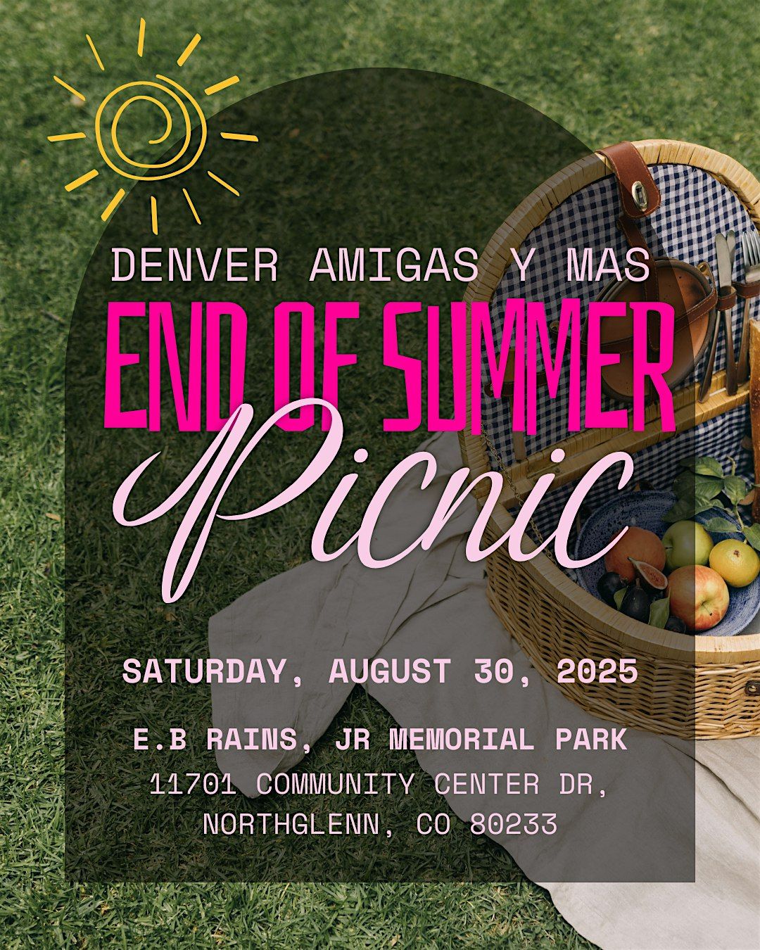Denver Amigas Y Mas End of Summer Picnic, 30 August | Event in Northglenn | AllEvents