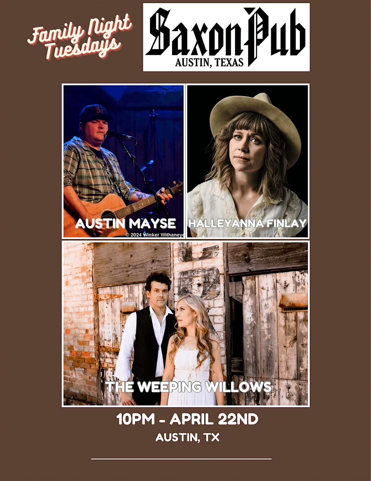 Austin Mayse & HalleyAnna Family night | Event in Austin | AllEvents
