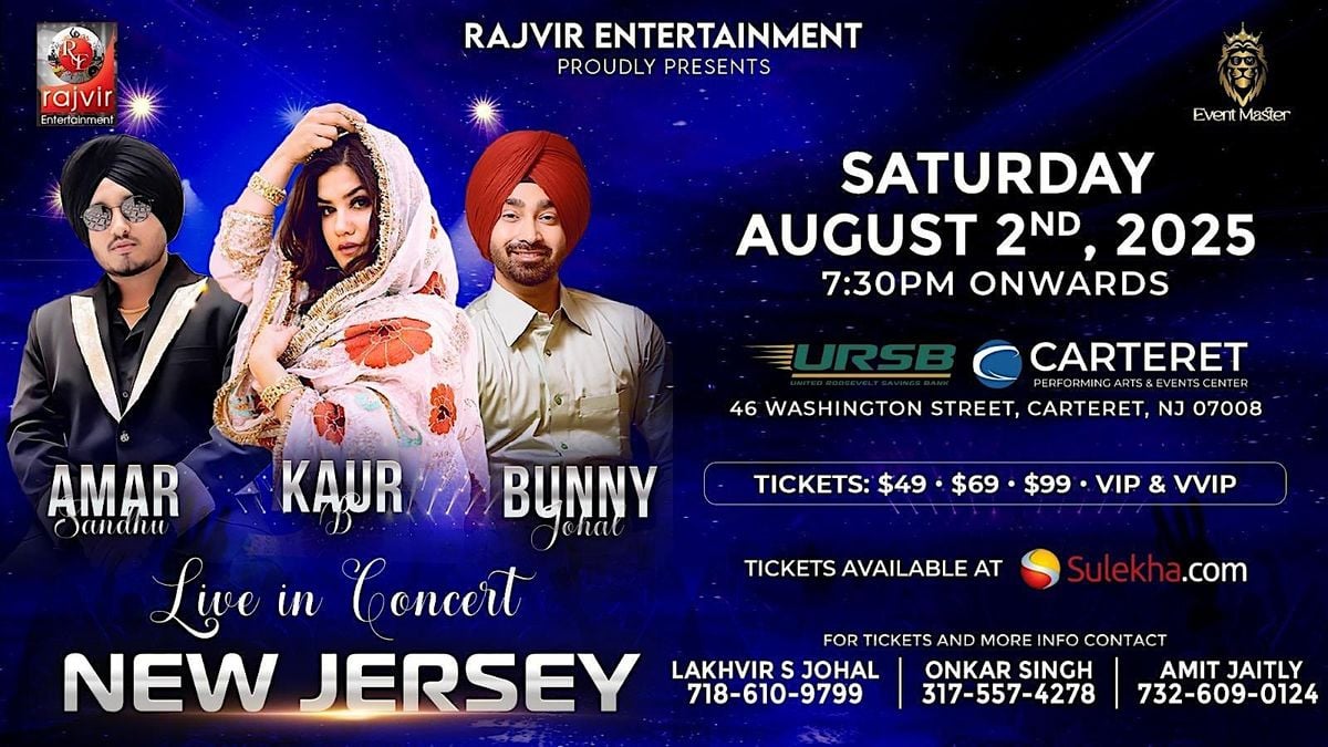 Get Ready for the Biggest Punjabi Night in New Jersey!, 2 August | Event in Carteret | AllEvents