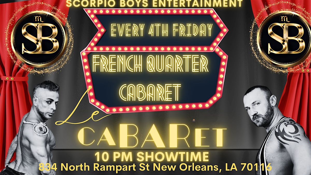 French Quarter Cabaret May 23rd - A Variety Burlesque Experience, 23 May | Event in New Orleans | AllEvents