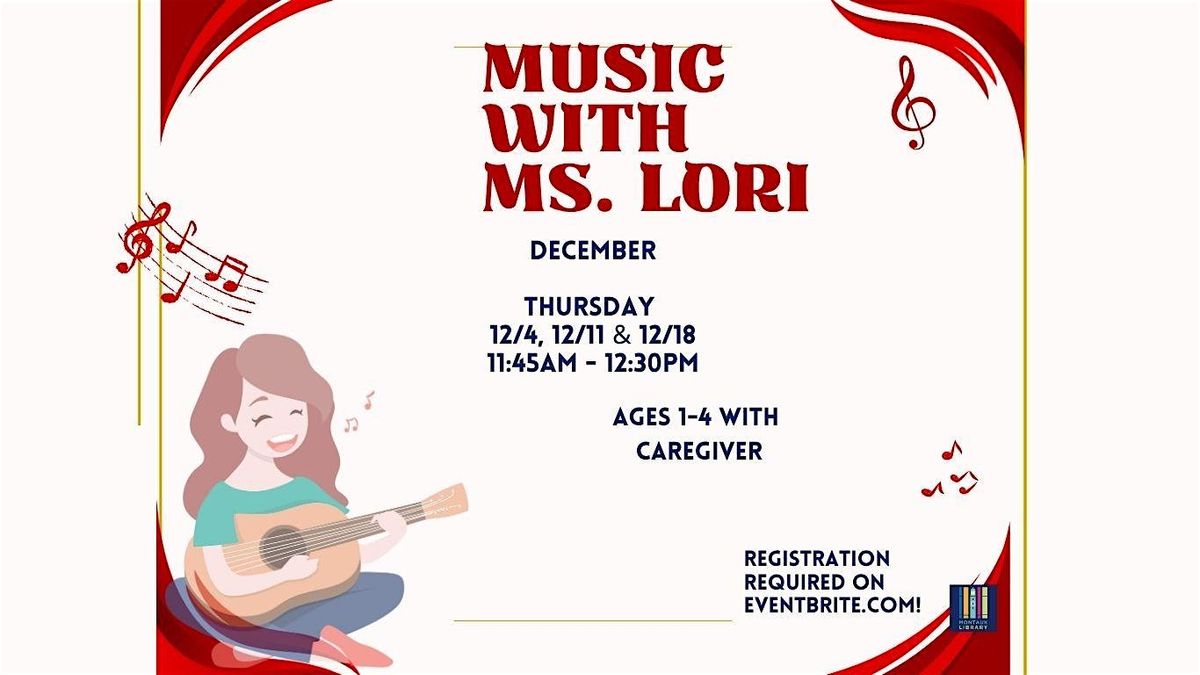 Sharing Music with Ms. Lori, 11 December | Event in Montauk | AllEvents