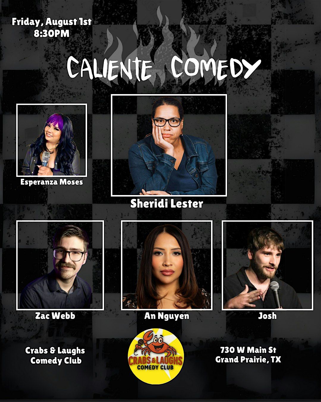 Caliente Comedy with Sheridi Lester, 1 August | Event in Grand Prairie | AllEvents