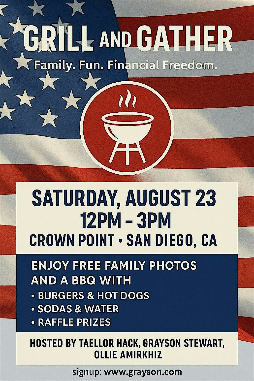 Grill & Gather, 23 August | Event in San Diego | AllEvents