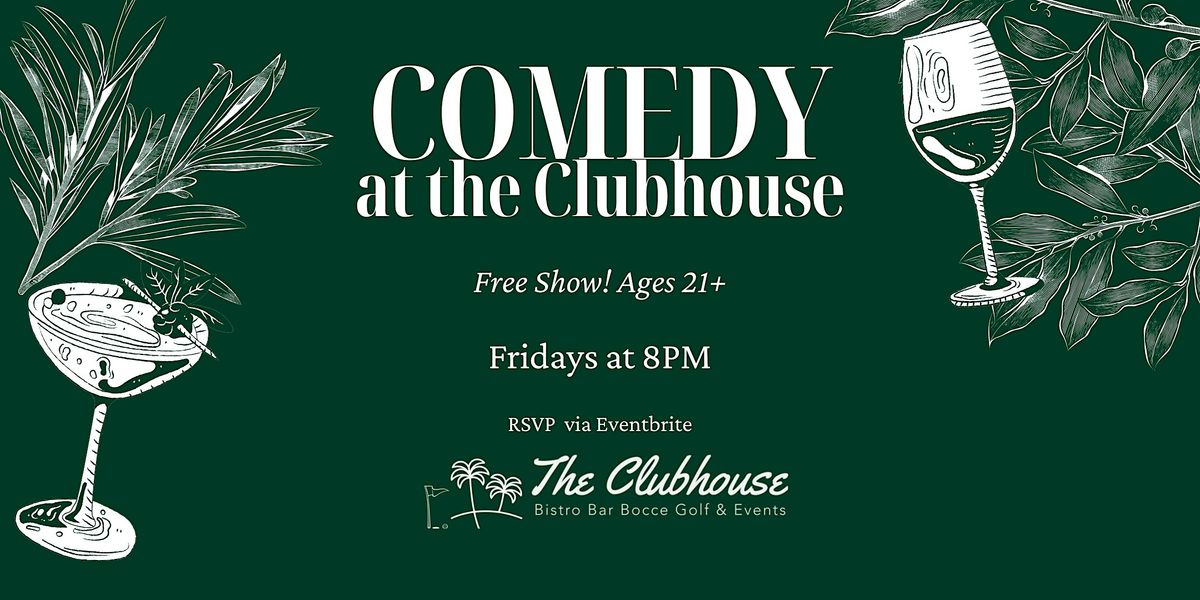 Comedy at The Clubhouse, 13 June | Event in Fremont | AllEvents