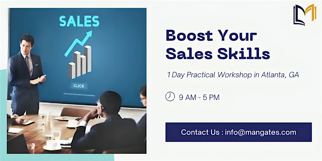 Boost Your Sales Skills – 1 Day Practical Workshop in Atlanta, GA, 14 November | Event in Atlanta | AllEvents