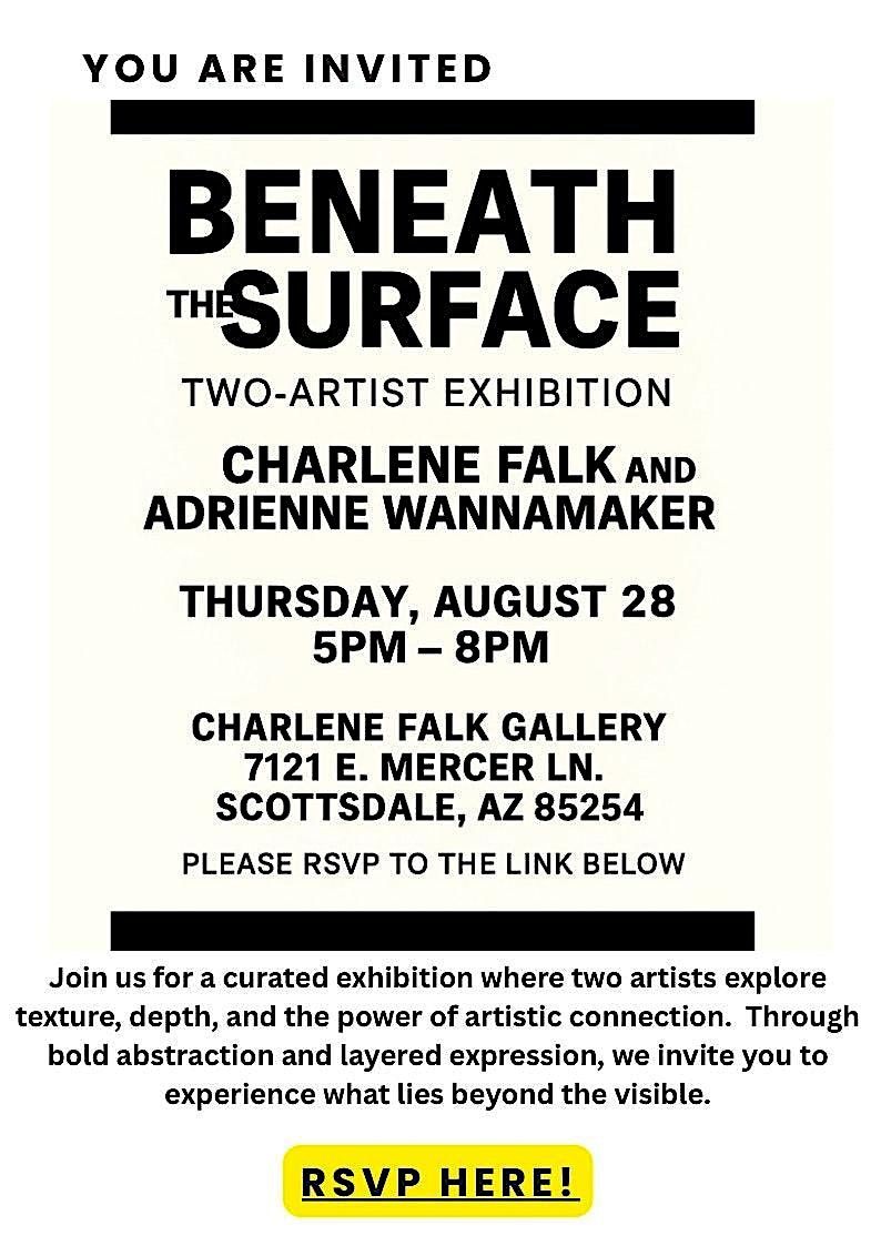 BENEATH THE SURFACE, 28 August | Event in Scottsdale | AllEvents