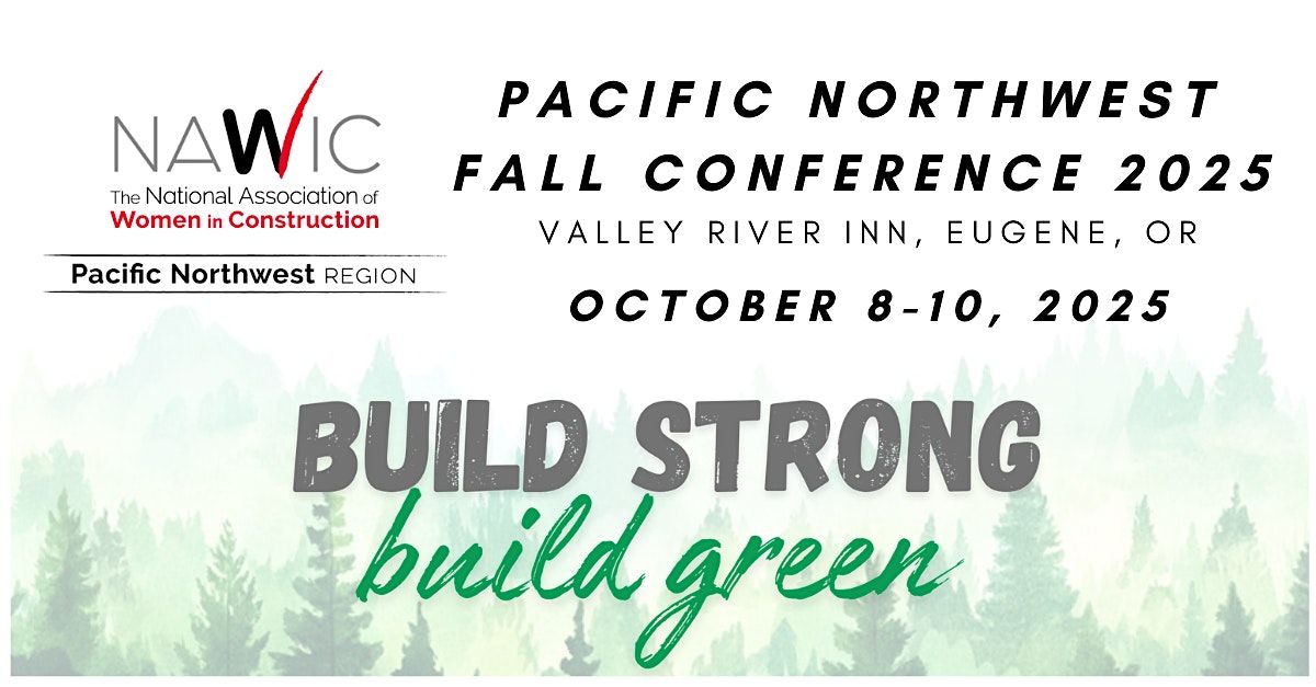 NAWIC PNW Fall Conference 2025, 8 October | Event in Eugene | AllEvents