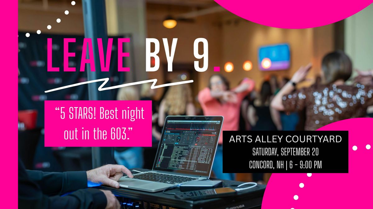 Leave By 9 @ Arts Alley Courtyard Concord, 20 September | Event in Concord | AllEvents