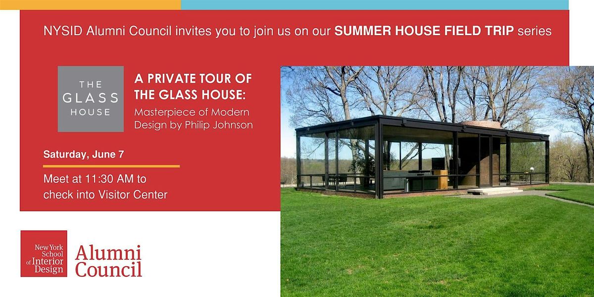 A Private Tour of the Glass House, 7 June | Event in New Canaan | AllEvents