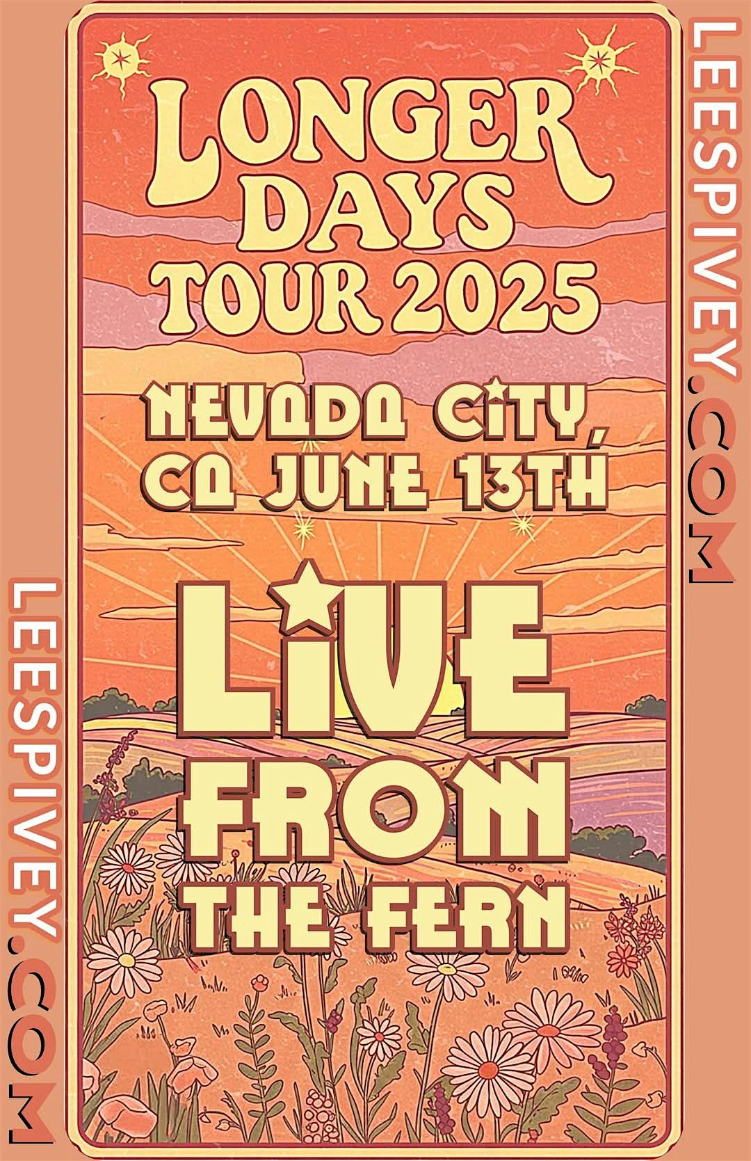 Longer Days Tour-Lee Spivey & The Flavor, 13 June | Event in Nevada City | AllEvents