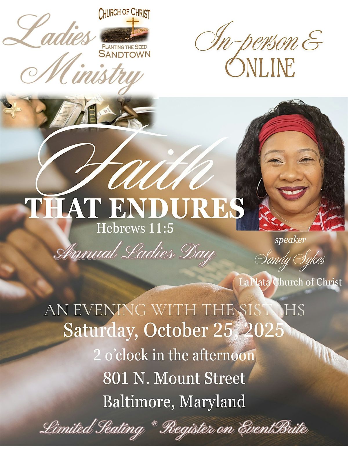 Faith that Endures... An Evening with the Sistahs, 25 October | Event in Baltimore | AllEvents