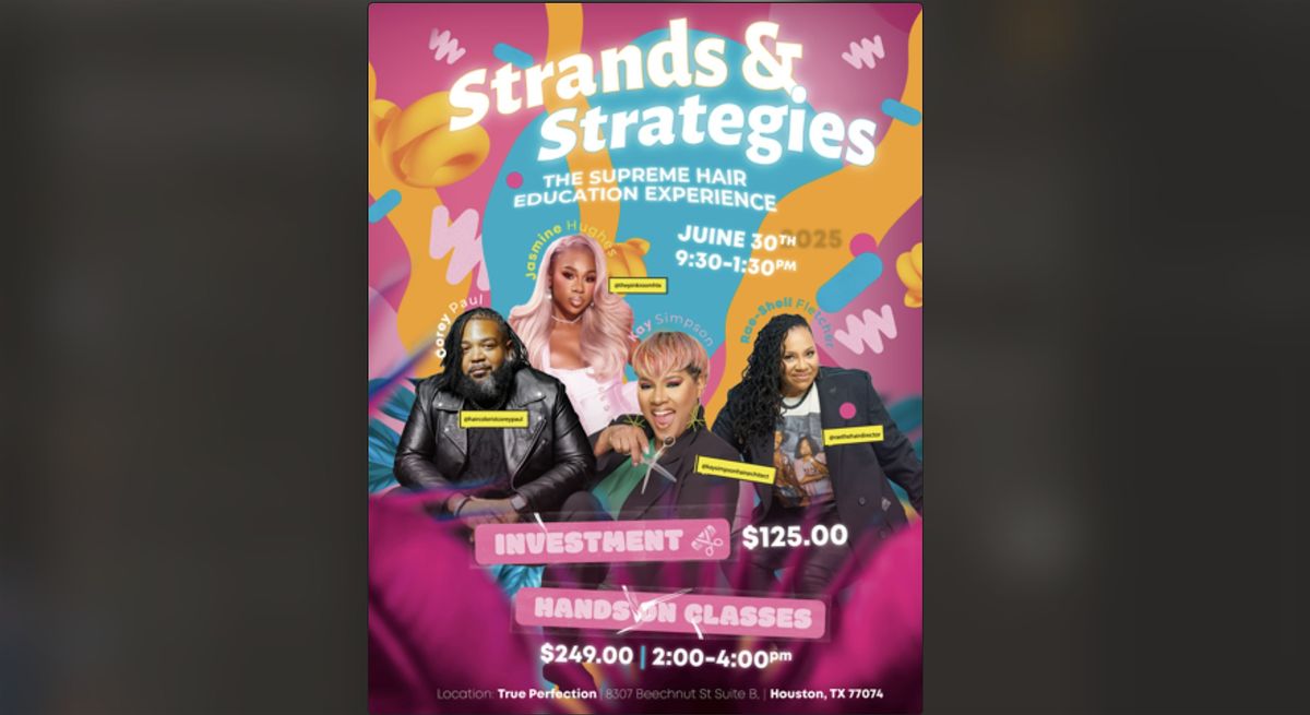 Strands & Strategies !!!, 30 June | Event in Houston | AllEvents