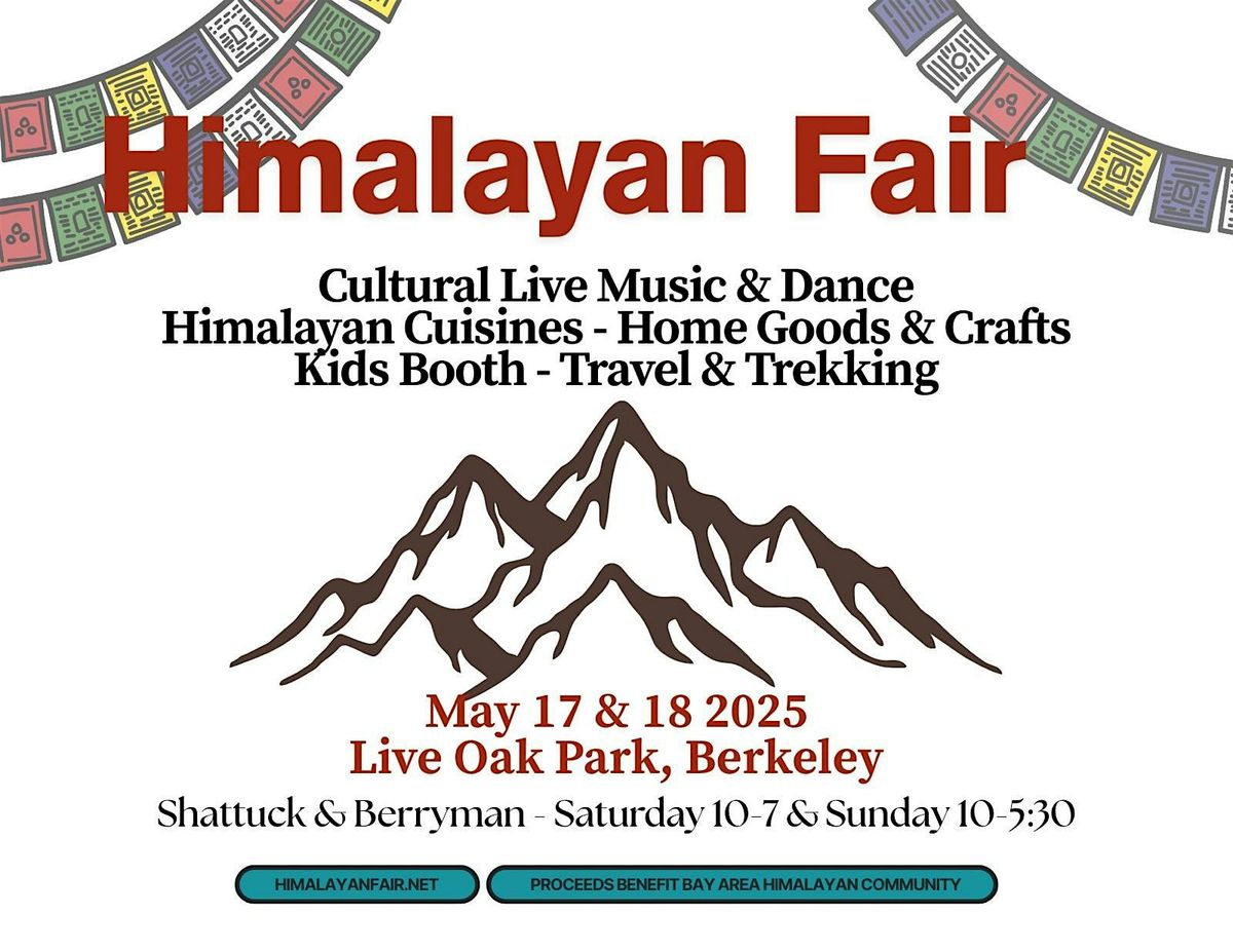 HIMALAYAN FAIR 2025, 17 May | Event in Berkeley | AllEvents