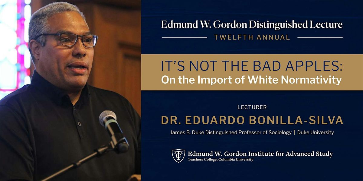 12th Annual Edmund W. Gordon Distinguished Lecture, 9 December | Event in New York | AllEvents