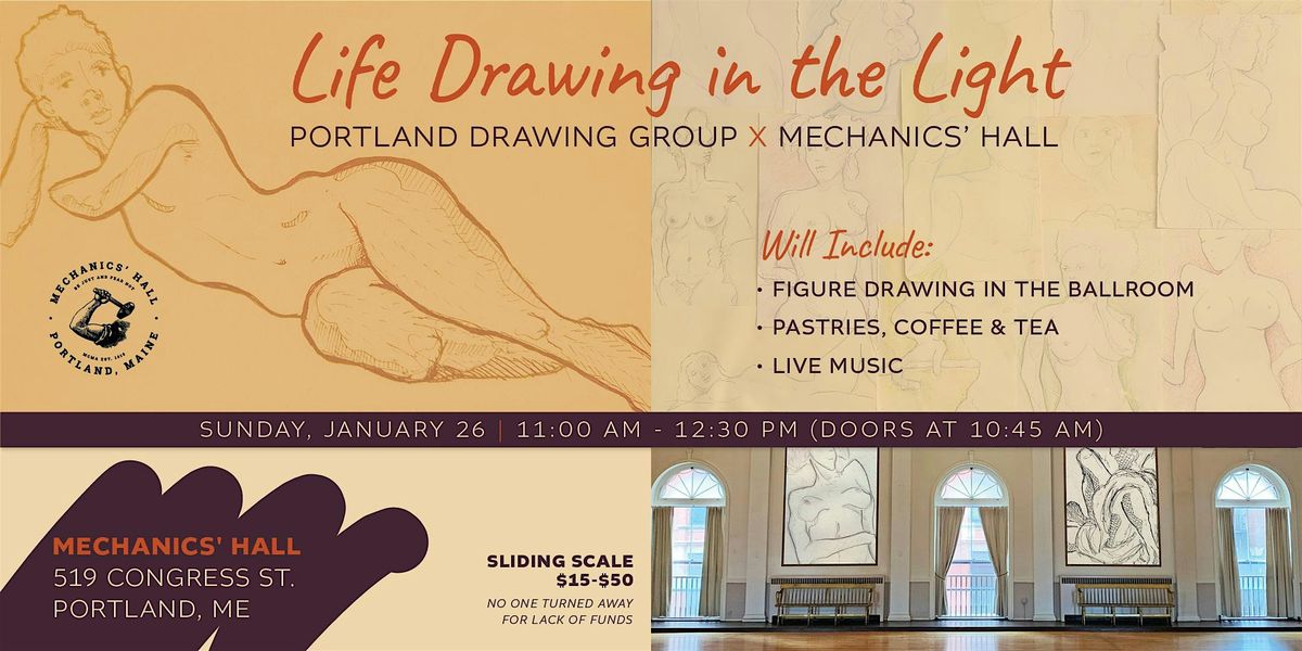 Life Drawing in the Light, 5 October | Event in Portland | AllEvents