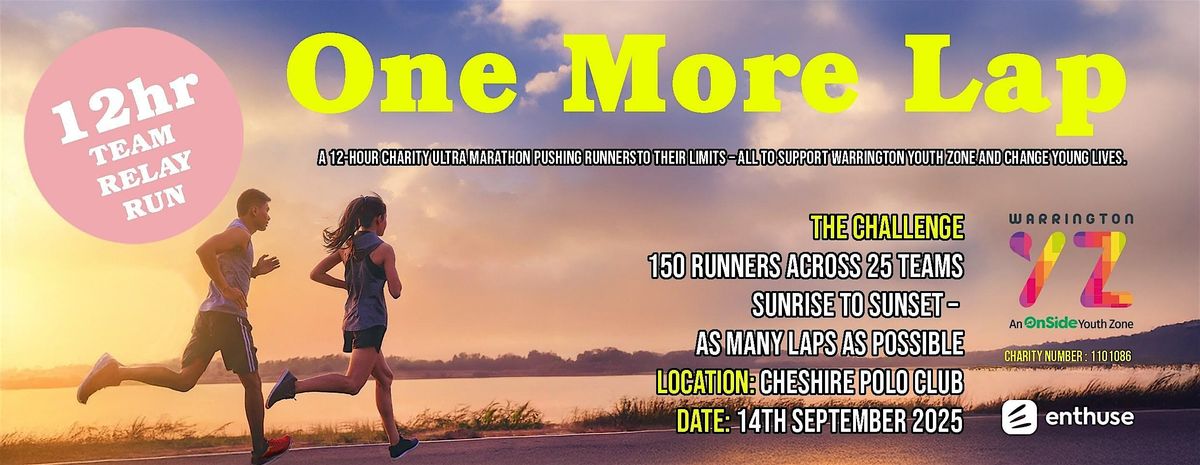 One More Lap 2025, 14 September | Event in Tarporley | AllEvents