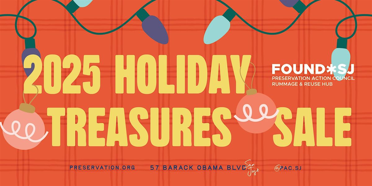 2025 Holiday Treasures Sale, 5 December | Event in San Jose | AllEvents