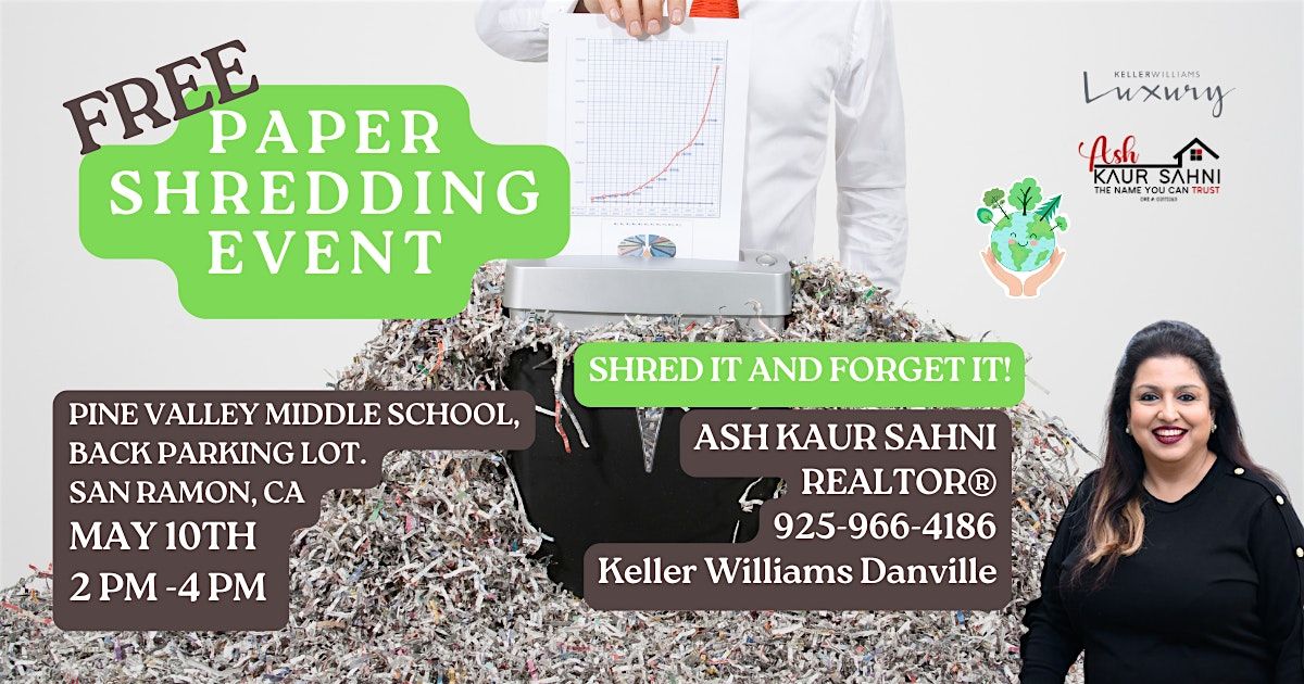 Free Community Paper Shredding Event – San Ramon | Event in San Ramon | AllEvents